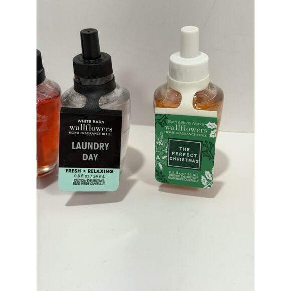 BATH & BODY WORKS WALLFLOWERS REFILL Laundry Day Flannel Watermelon Christ Lot 4 - Picture 3 of 4